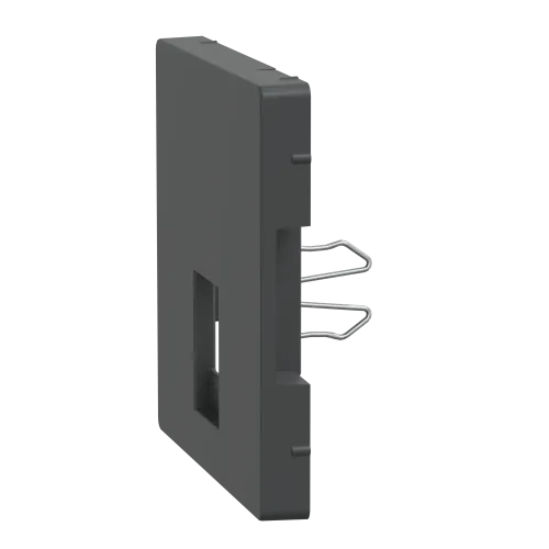 Накладка телефонной розетки RJ12, антрацит, Merten MTN4215-6034