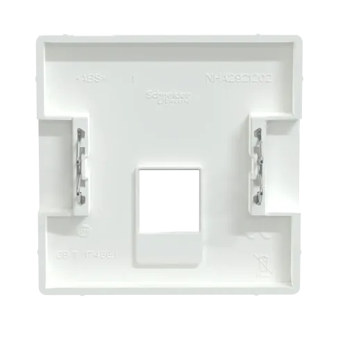 Накладка телефонной розетки RJ12, белый лотос, Merten MTN4215-6035