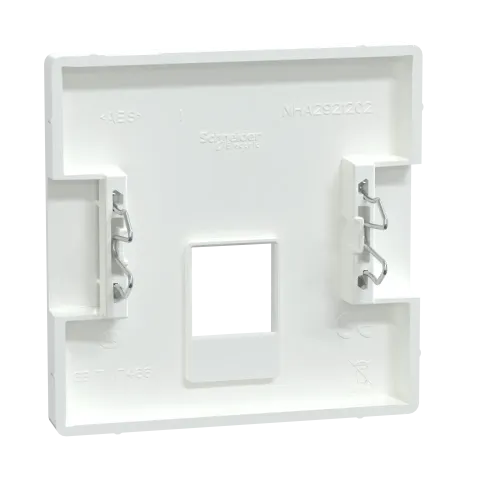 Накладка телефонной розетки RJ12, белый лотос, Merten MTN4215-6035