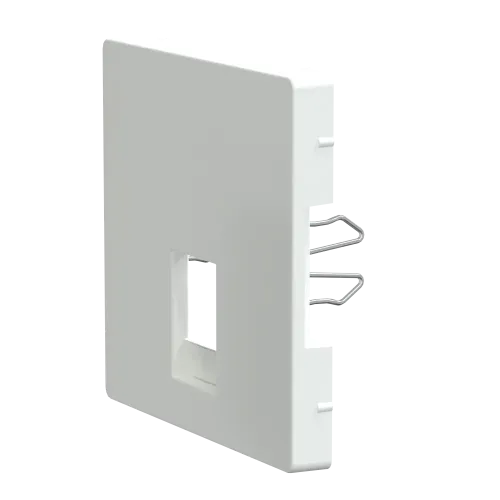 Накладка телефонной розетки RJ12, белый лотос, Merten MTN4215-6035