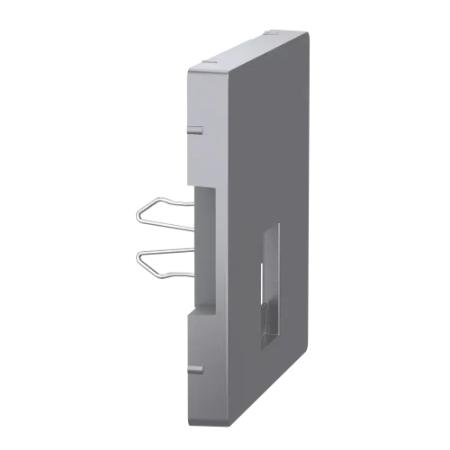 Накладка телефонной розетки RJ12, нержавеющая сталь, Merten MTN4215-6036