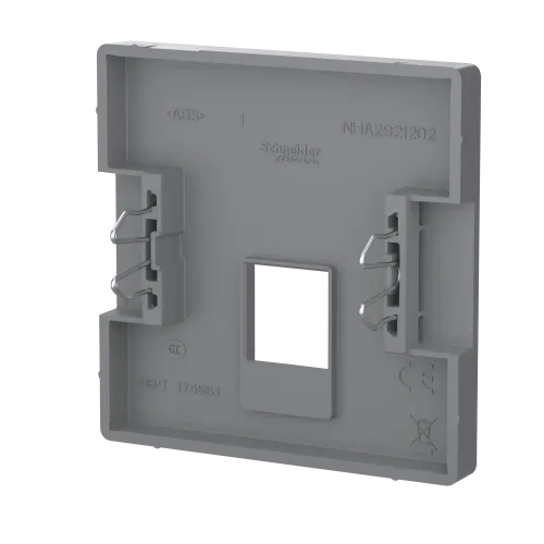 Накладка телефонной розетки RJ12, нержавеющая сталь, Merten MTN4215-6036