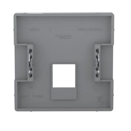 Накладка телефонной розетки RJ12, нержавеющая сталь, Merten MTN4215-6036