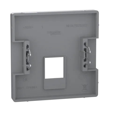 Накладка телефонной розетки RJ12, нержавеющая сталь, Merten MTN4215-6036