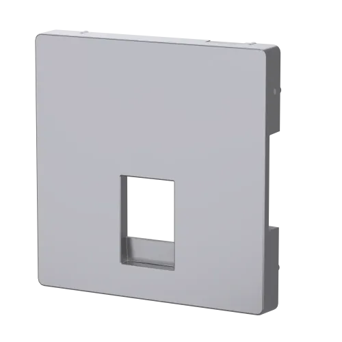 Накладка телефонной розетки RJ12, нержавеющая сталь, Merten MTN4215-6036