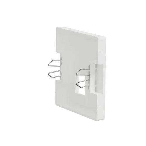 Накладка телефонной розетки RJ11/RJ12, белый матовый, Merten MTN4215-6037