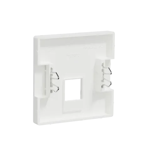 Накладка телефонной розетки RJ11/RJ12, белый матовый, Merten MTN4215-6037