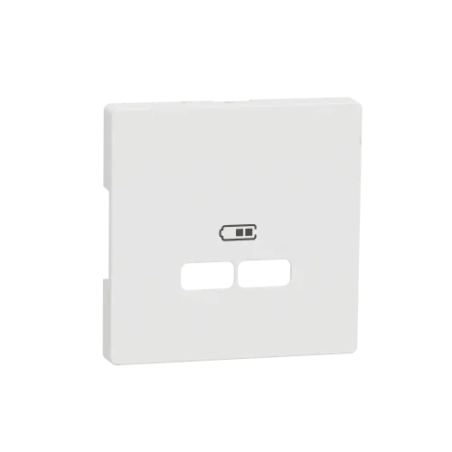 Накладка USB розетки, белый матовый, Merten MTN4367-6037
