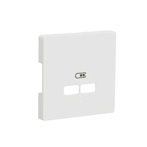Накладка USB розетки, белый матовый, Merten MTN4367-6037