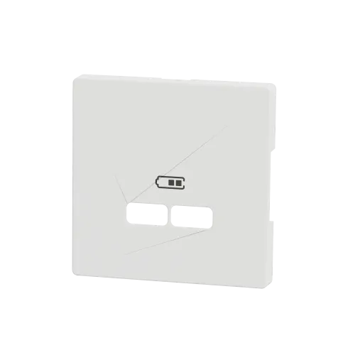 Накладка USB розетки, белый матовый, Merten MTN4367-6037