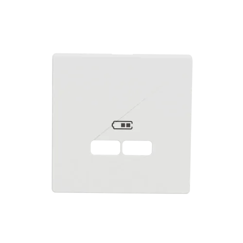 Накладка USB розетки, белый матовый, Merten MTN4367-6037