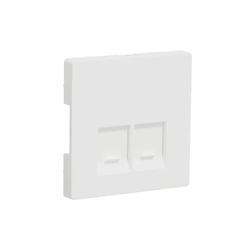 Накладка компьютерной розетки RJ45, белый матовый, Merten MTN4572-6037