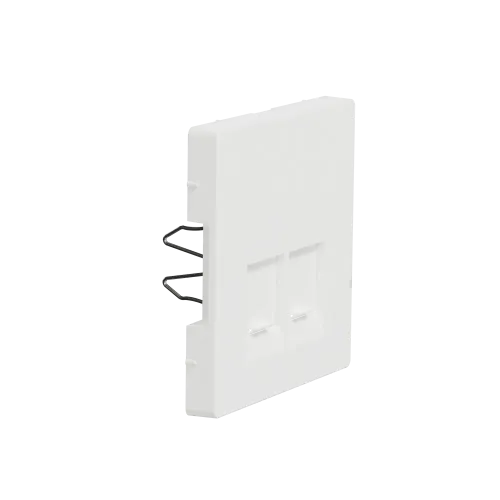 Накладка компьютерной розетки RJ45, белый матовый, Merten MTN4572-6037