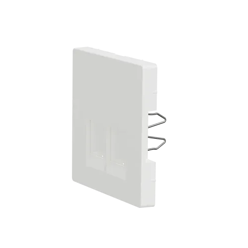 Накладка компьютерной розетки RJ45, белый матовый, Merten MTN4572-6037