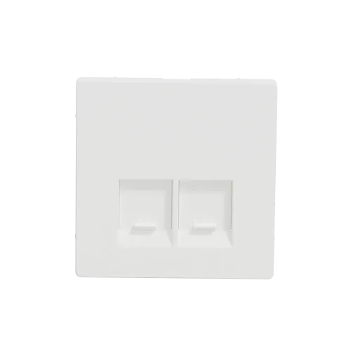 Накладка компьютерной розетки RJ45, белый матовый, Merten MTN4572-6037