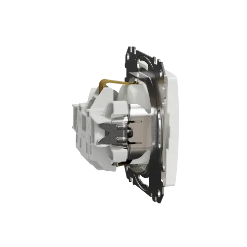 Розетка электрическая, белый, Sedna Design SDD111022