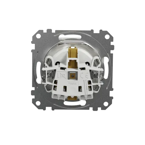Розетка электрическая, белый, Sedna Design SDD111022