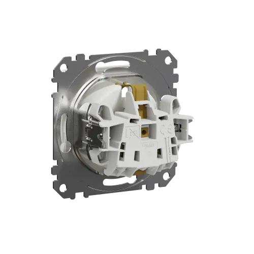 Розетка электрическая, белый, Sedna Design SDD111022
