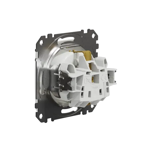 Розетка электрическая, белый, Sedna Design SDD111022