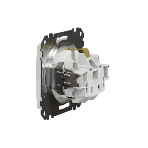 Розетка электрическая, белый, Sedna Design SDD111022