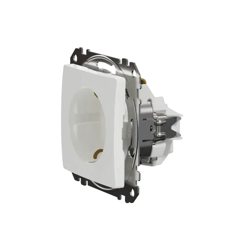 Розетка электрическая, белый, Sedna Design SDD111022