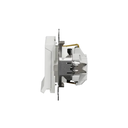 Розетка электрическая с крышкой, белый, Sedna Design SDD111024
