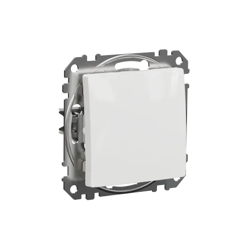 Выключатель 1 клавишный, белый, Sedna Design SDD111101