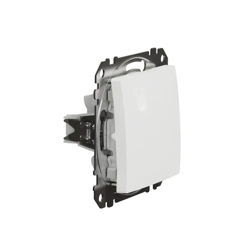 Выключатель 1 клавишный, белый, Sedna Design SDD111101