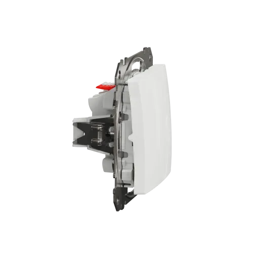 Выключатель 1 клавишный, белый, Sedna Design SDD111101
