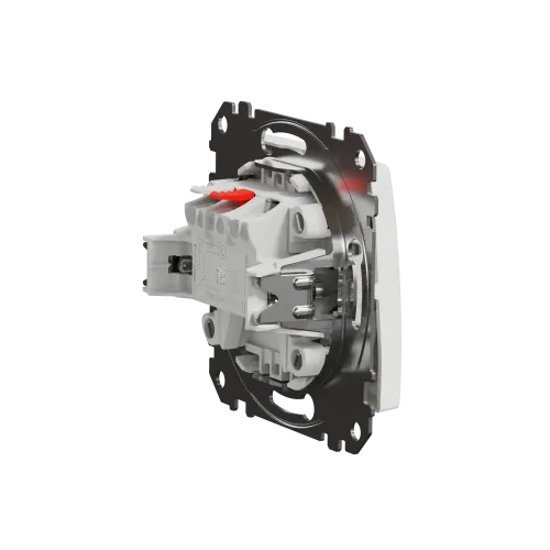 Выключатель 1 клавишный, белый, Sedna Design SDD111101