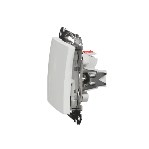Выключатель 1 клавишный, белый, Sedna Design SDD111101