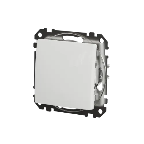 Выключатель 1 клавишный, белый, Sedna Design SDD111101