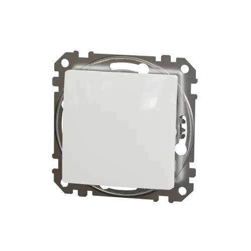 Выключатель 1 клавишный, белый, Sedna Design SDD111101