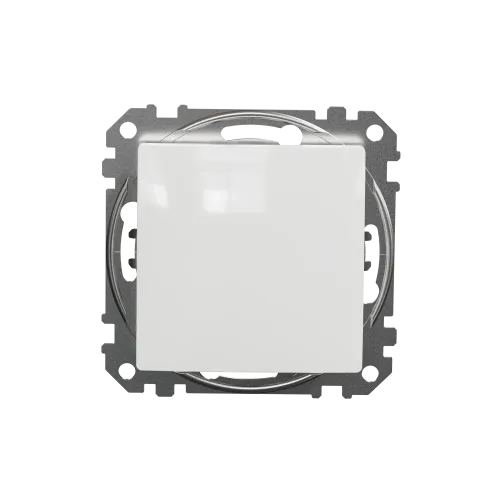 Выключатель 1 клавишный, белый, Sedna Design SDD111101