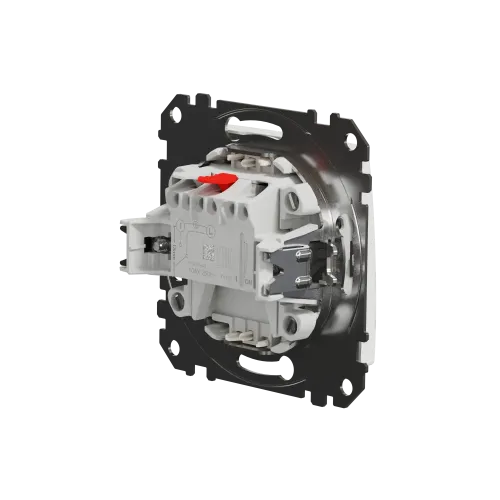 Выключатель с подсветкой 1 клавишный, белый, Sedna Design SDD111101L
