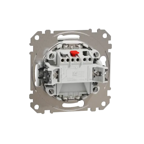 Выключатель с подсветкой 1 клавишный, белый, Sedna Design SDD111101L