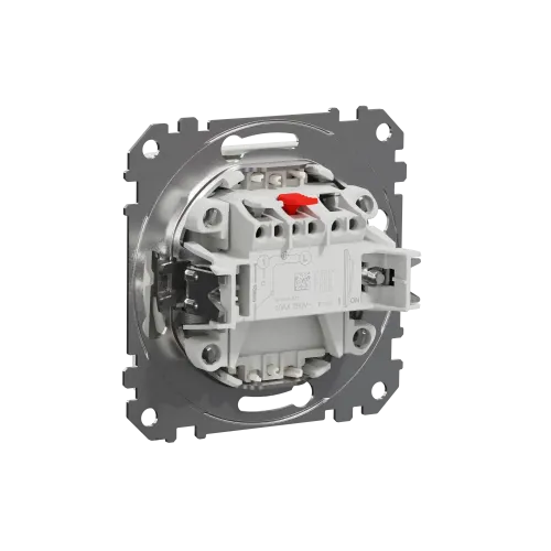 Выключатель с подсветкой 1 клавишный, белый, Sedna Design SDD111101L