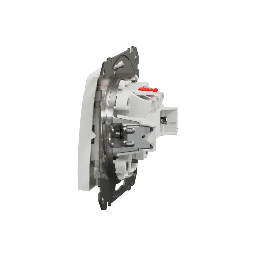Выключатель с подсветкой 1 клавишный, белый, Sedna Design SDD111101L