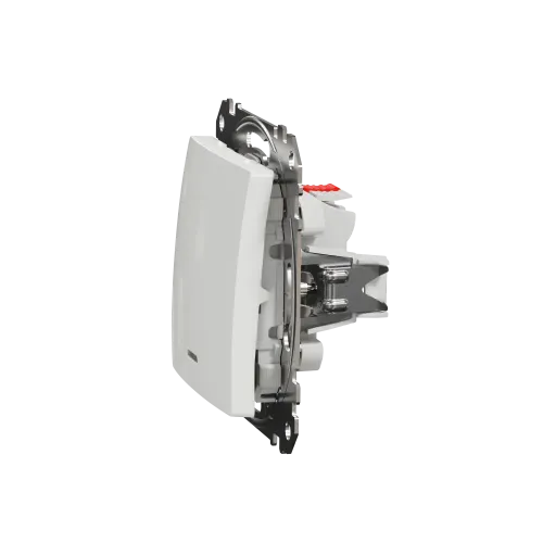 Выключатель с подсветкой 1 клавишный, белый, Sedna Design SDD111101L