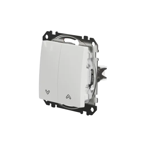 Выключатель для жалюзи, белый, Sedna Design SDD111104