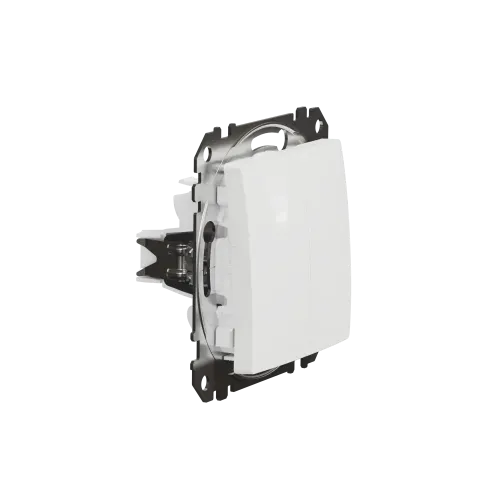 Выключатель 2 клавишный, белый, Sedna Design SDD111105