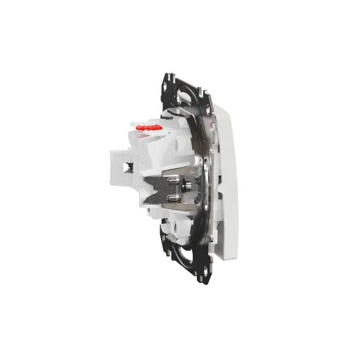 Выключатель 2 клавишный, белый, Sedna Design SDD111105