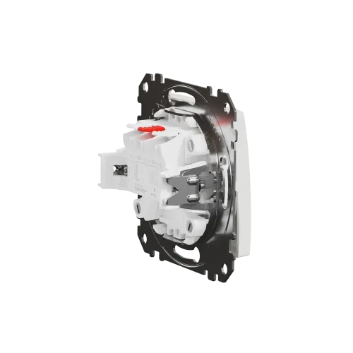 Выключатель 2 клавишный, белый, Sedna Design SDD111105