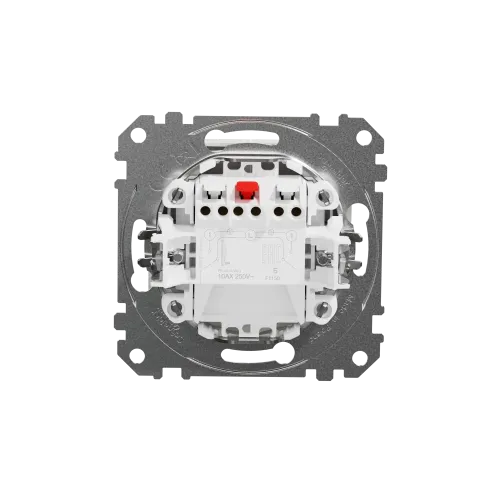 Выключатель 2 клавишный, белый, Sedna Design SDD111105