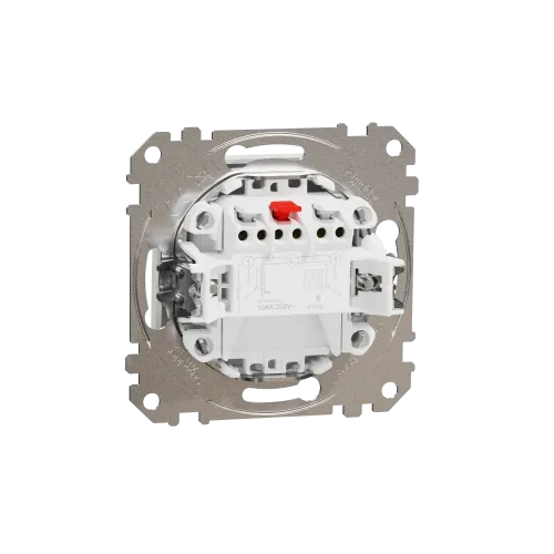 Выключатель 2 клавишный, белый, Sedna Design SDD111105