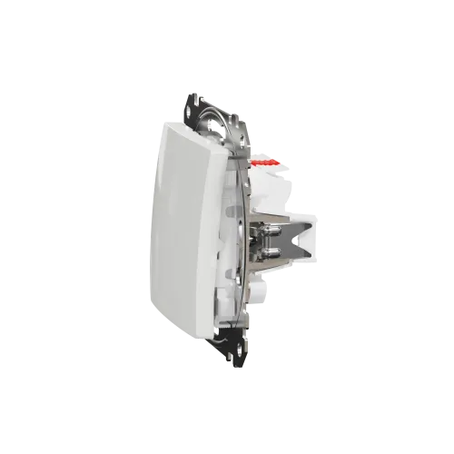 Выключатель 2 клавишный, белый, Sedna Design SDD111105