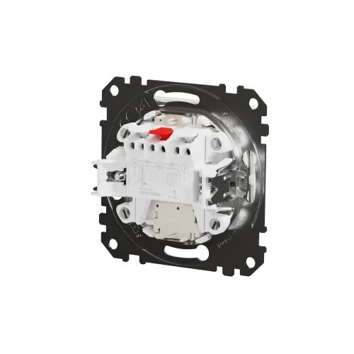Выключатель с подсветкой 2 клавишный, белый, Sedna Design SDD111105L
