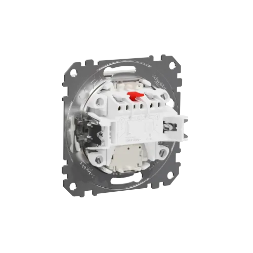 Выключатель с подсветкой 2 клавишный, белый, Sedna Design SDD111105L