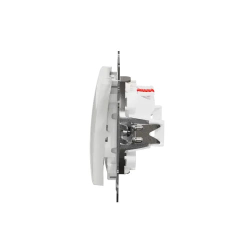 Выключатель с подсветкой 2 клавишный, белый, Sedna Design SDD111105L