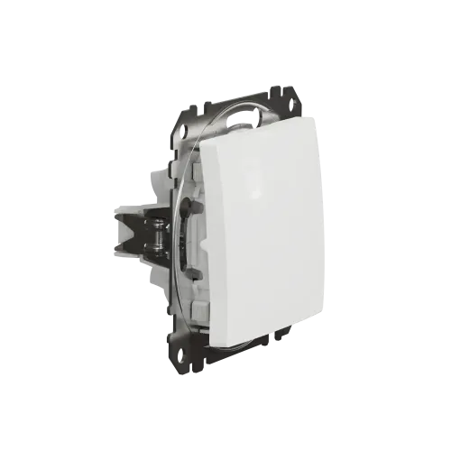 Выключатель проходной 1 клавишный, белый, Sedna Design SDD111106